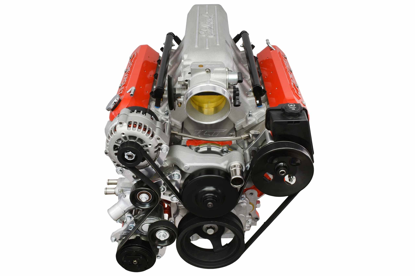 2tone イッセン ICT Billet LS Truck Low Mount 6-Rib Sanden 7176 A/C