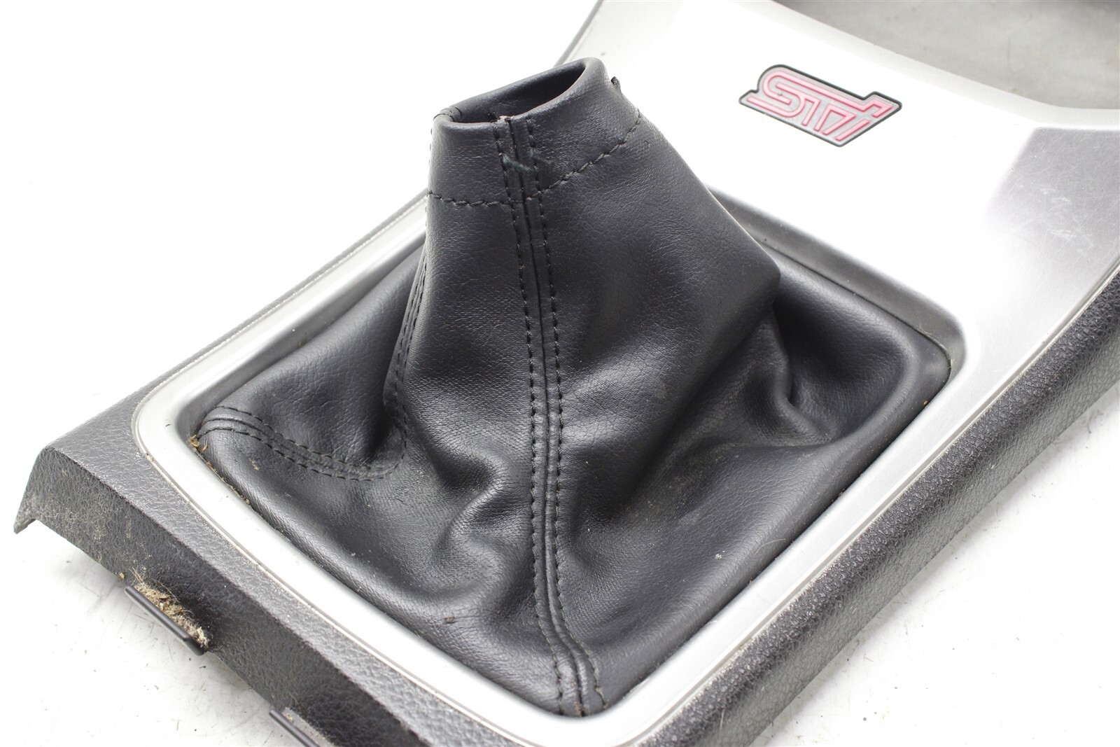 2008-2014 Subaru Impreza WRX STI Console Shifter Trim Boot 2008-2014 Subaru Impreza WRX STI Console Shifter Trim Boot