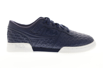 

Fila Original Fitness Small Logos Mens Blue Casual Lifestyle Sneakers Shoes, Синий, Fila Original Fitness Small Logos