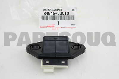 8494553010 Genuine Toyota SWITCH, LUGGAGE ELECTRICAL KEY