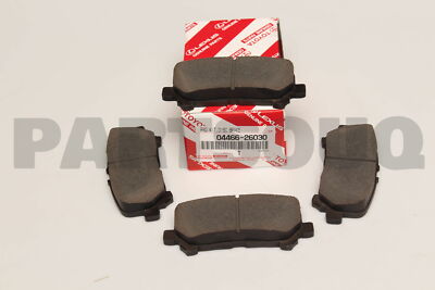0446626030 Genuine Toyota PAD KIT DISC BRAKE 04466-26030 | eBay