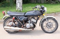 1971 Kawasaki H1 H 1 A Canadian Barn Find Restoration Project