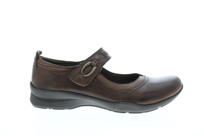 

Earth Angelica Leather Womens Brown Narrow Mary Jane Flats Shoes 7, Коричневый, Earth Angelica Leather Mary Jane