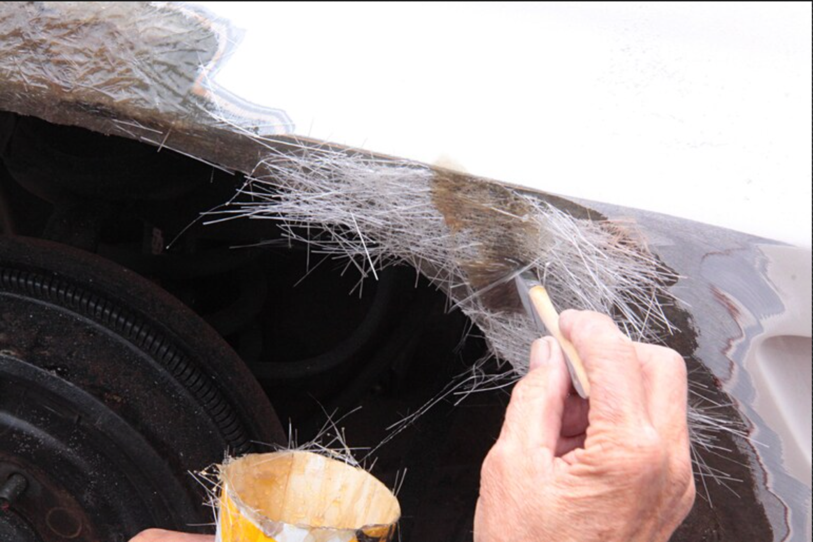 Polymer World Polyester Resin 1 Gal Kit For Boats RV's Canoes Fiberglass Autos