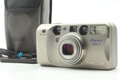 [ Mint Avec / Étui ] Minolta Capios 130s Point & Shoot 35mm Caméra Compacte De