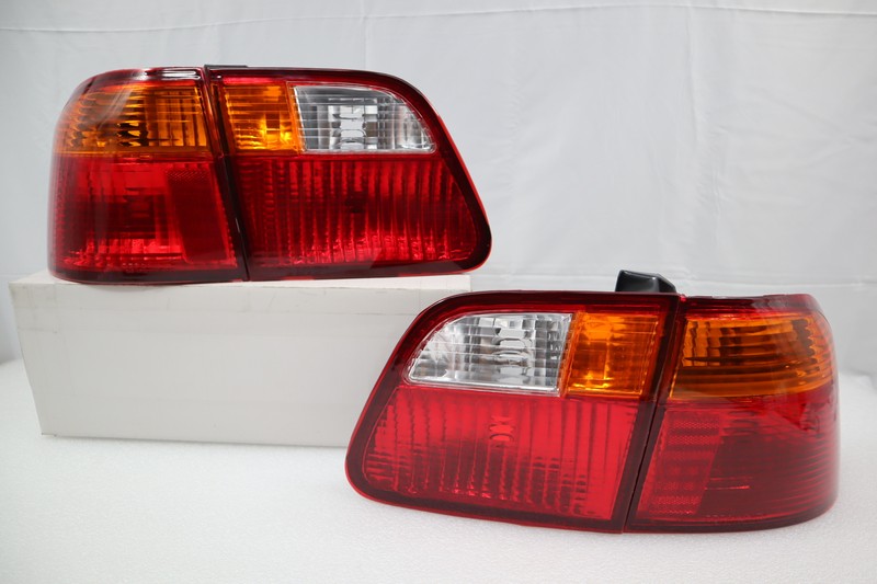 NEW~Crystal Rear Tail Lamp Light for-1999~2000-Honda Civic EK3 EK4