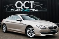 BMW 640d SE Diesel Coupe *Orion Silver + Ivory Dakota + Pro Nav+ Full BMW Dealer