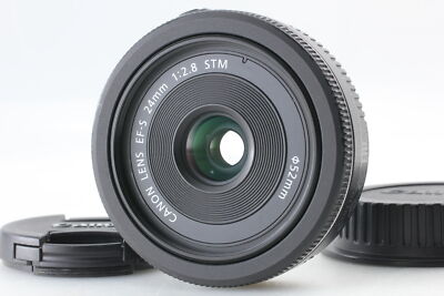 [Near MINT w/Caps] Canon EF-S 24mm f/2.8 STM Wide Angle Lens From JAPAN