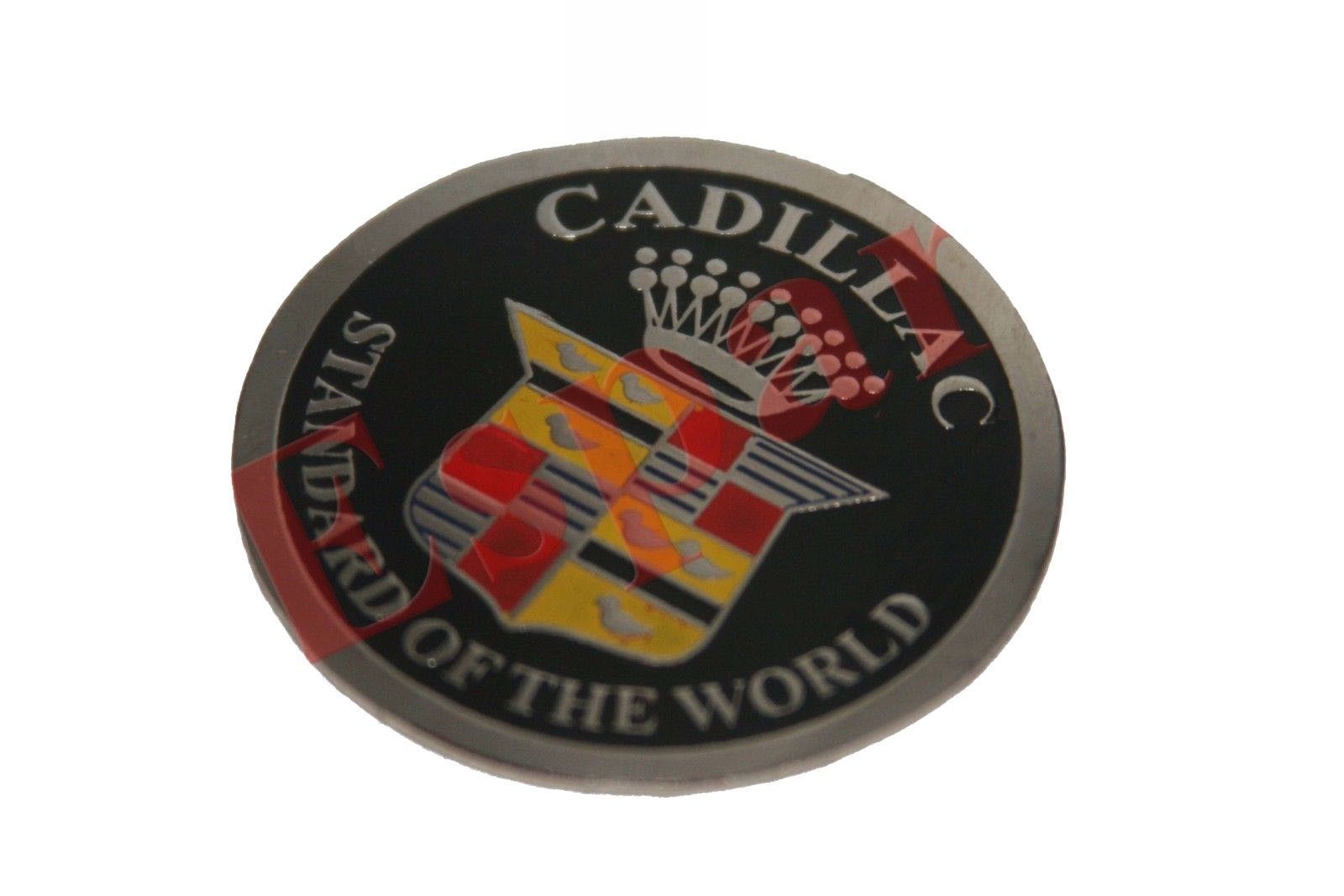 Cadillac Standard of the World Badge Logo Emblem Stainless Steel 