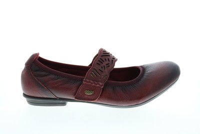 

Женские туфли на плоской подошве Мэри Джейн с бордовым кожаным ремешком Earth Pilot Mj 6, Burgundy, Earth Pilot Mj