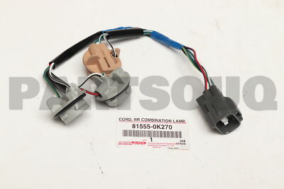 815550K270 Genuine Toyota CORD RR COMBINATION 81555-0K270 | eBay