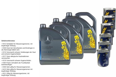 15L Automobile Sintetico Olio Motore Mercedes 5W-40 MB 229.5 3xLeak-Stop + Motoe