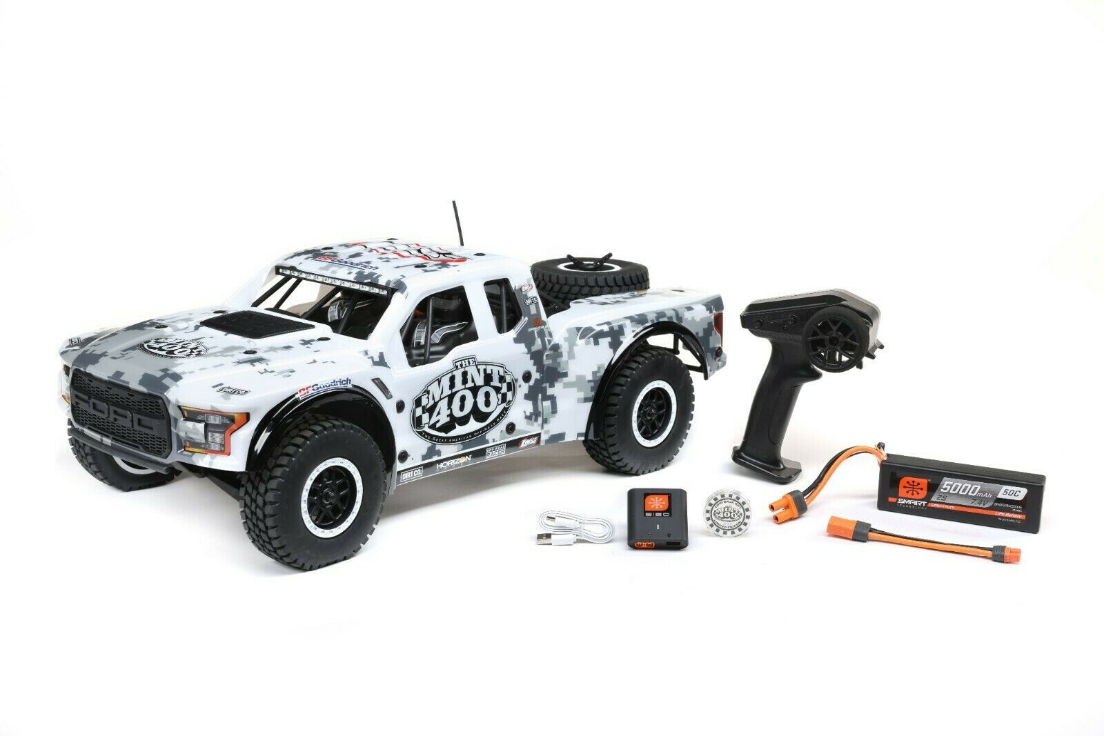 ホライゾンホビー　BAJA RAY MINT 400 Ford 1/10ボディ Losi 1/10 Mint 400 Ford Raptor Baja Rey LE 4WD RTR | Horizon