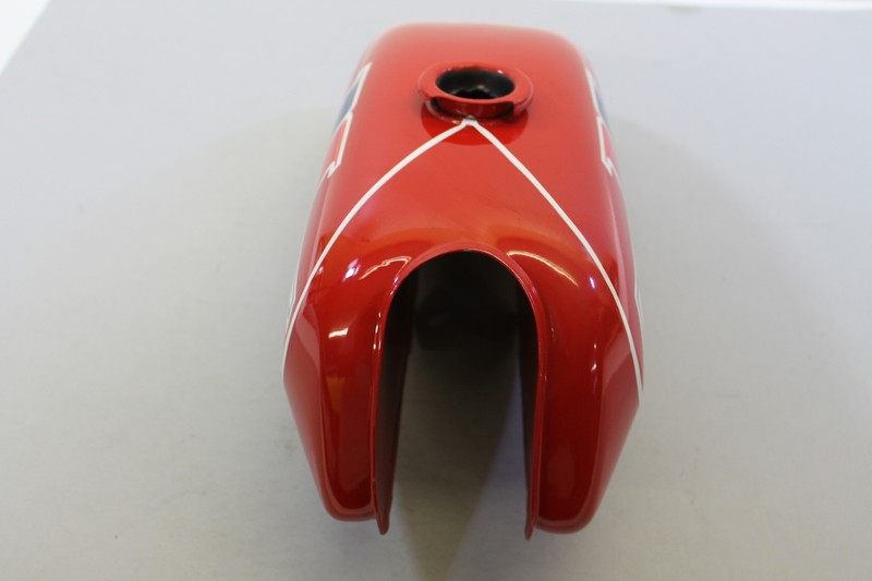 NEW OEM VINTAGE ITALJET RED METAL GAS FUEL TANK | eBay