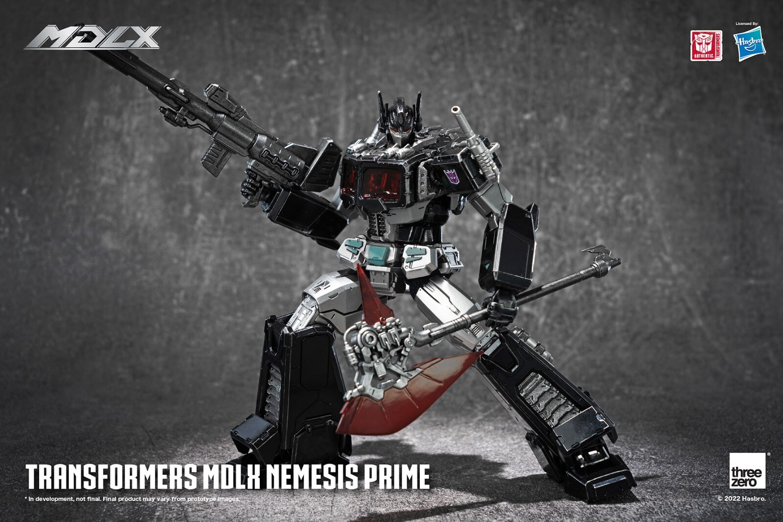 NEW threezero 3z0474 Transformers MDLX Nemesis Prime | eBay