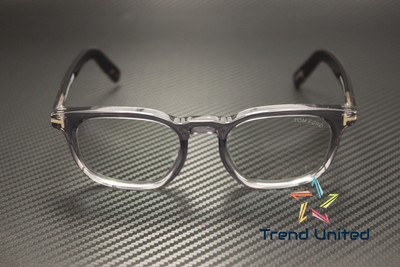 Pre-owned Tom Ford Ft1122 D 20a Acetate Grey Other Smoke 52 Mm Men's Sunglasses In Gray