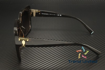 Pre-owned Tiffany & Co Tiffany Tf4206u 80153b Havana Brown Gradient 58 Mm Women's Sunglasses