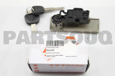 7343065820R8H Genuine Suzuki LOCK,GLOVE BOX 73430-65820-R8H