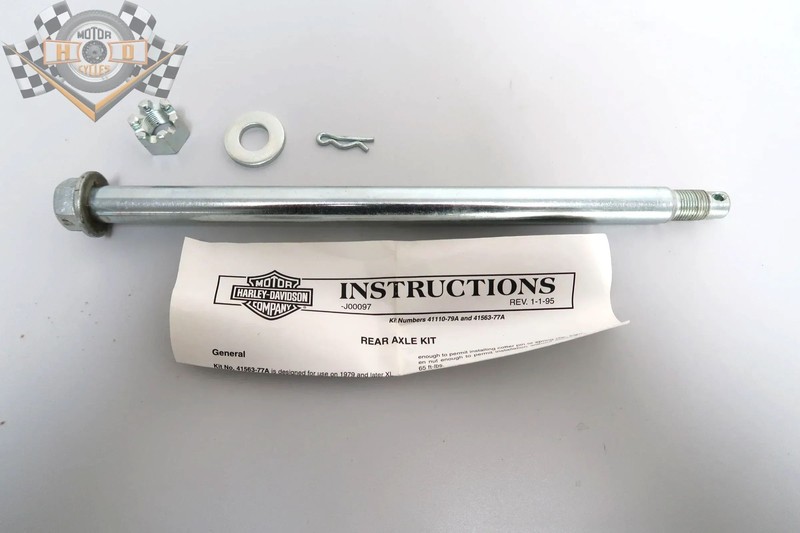Harley Steckachse Rear Axle Kit 41110-79a Evolution Softail Dyna Touring Fxsb
