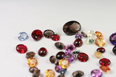 145 Carats Mixed Lab Created Precious Faceted Gemstones For Jewelry Setting