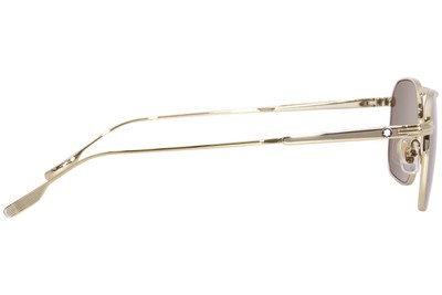 MONTBLANC MONT BLANC MB0218S-002 GOLD GOLD BROWN SUNGLASSES