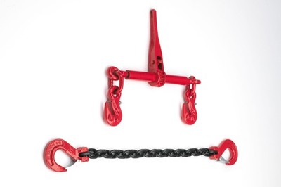 Zurrkette 8mm Ø GK8 zweiteilig mit externem Ratschenlastspanner