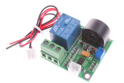 0-5A AC Current Detection Sensor Module Switch Output DC 24V Green