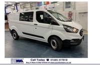 2021 Ford Transit Custom 320 L2 LEADER 2.0TDCI ECOBLUE 130PS LWB 6 SEAT CREW VAN