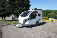 2021 Swift Basecamp 2 Lightweight Compact 2 Berth Touring Caravan, Motor Mover
