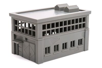 Small Industrial Building - ZONA ALFA / CONTRABAND 3D Printed Tabletop Miniature