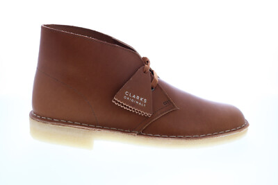 

Ботинки Clarks Desert Boot 26162422 Мужские коричневые кожаные ботинки на шнуровке Chukkas, Коричневый, Clarks Desert Boot