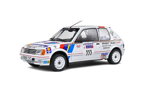 1/18 プジョー 205 GTi 1.6 1988 グラファイトグレー 1:18 Peugeot 205 GTi 1.6 1988 - Gray - SDmodelcartuning.com
