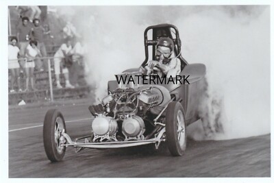 Vintage NHRA Drag Racing-Van Duvall's Unlimited Fuel Altered-AQUASCO Speedway