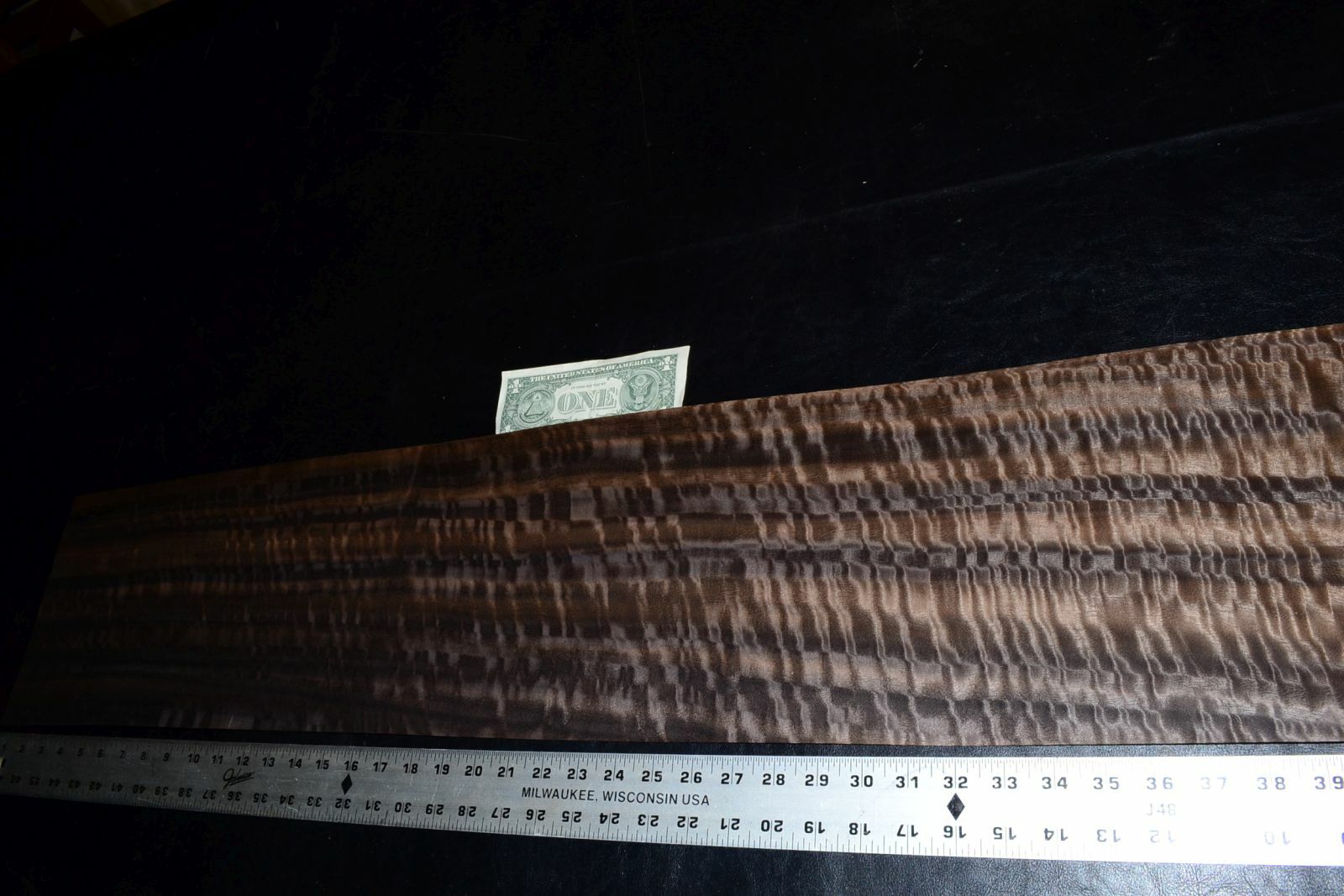 Fumed Eucalyptus Raw Wood Veneer 8.5 x 42 inches            F8636-34