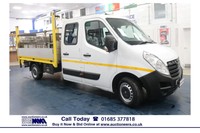 2019 - 19 - VAUXHALL MOVANO F3500 2.3CDTI 130PS 6 SEAT DOUBLE CAB DROPSIDE