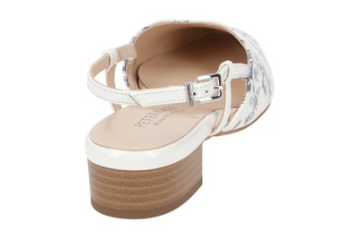 PETER KAISER PETER KAISER SCHUHE AINA 25 WEISS DAMENSCHUHE SLING PUMPS 24567736 NEU