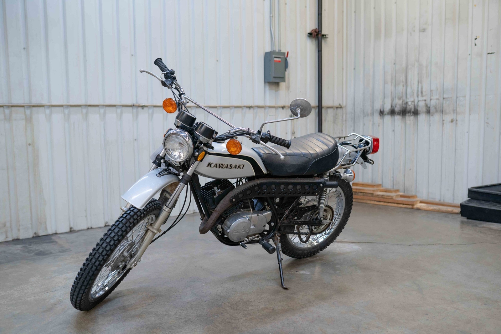 Silver Kawasaki 175 with 0 Miles available now!