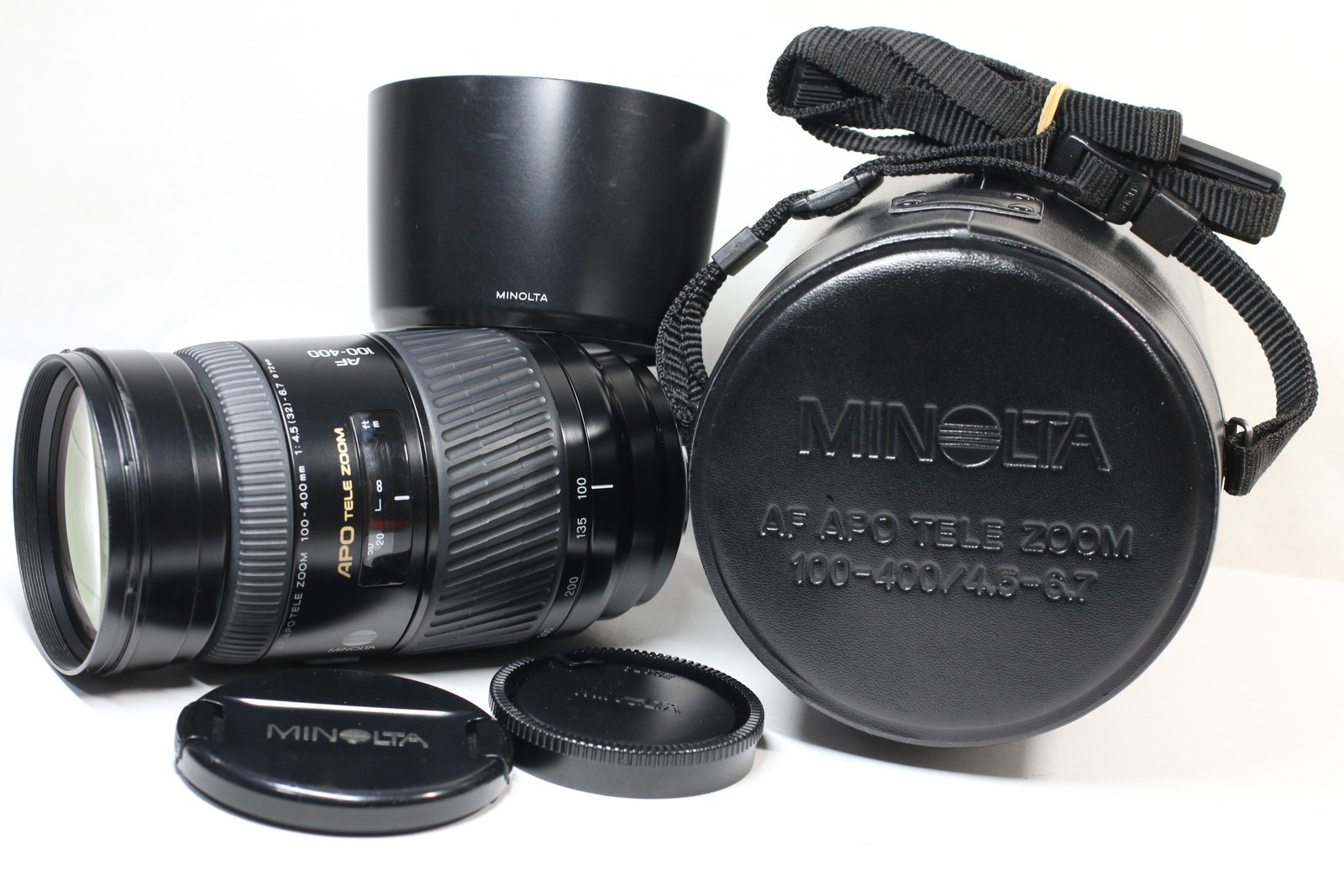 APO AF Minolta 100-400mm Sony Lens Zoom for Tele A f⁄4.5-6.7 F⁄4.5 