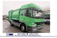 2007 MERCEDES ATEGO 1224 4X2 12 TON SEMI-AUTO GEESINK NORBA BODY REFUSE --------