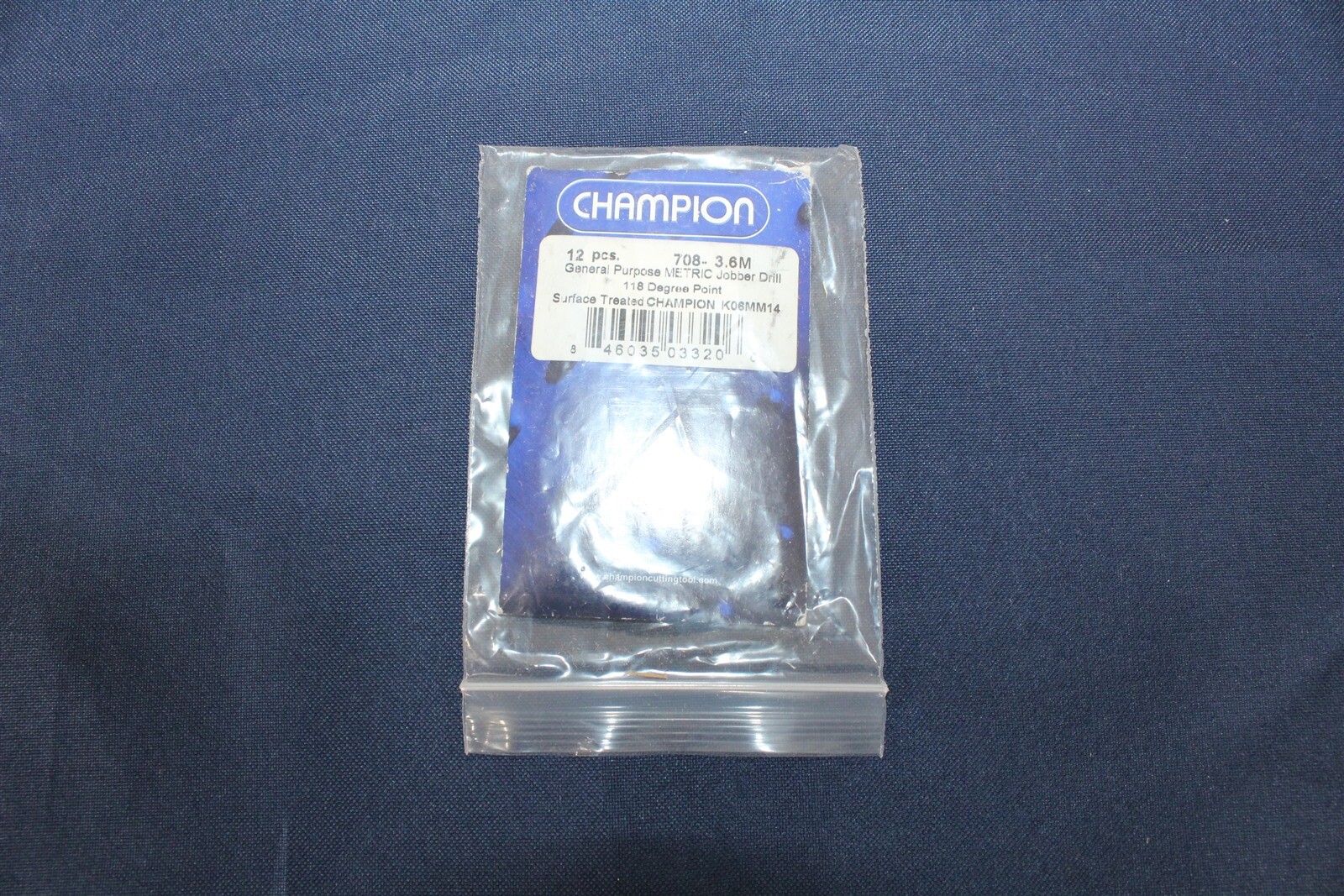 Champion Cutting Tool 708-3.5 Metric HSS Jobber Twist Drill Bits 12PK