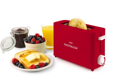 Nostalgia MyMini Single Slice Toaster | 1.25'' Wide Slot, Portion Control, Com...