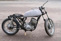 Kawasaki H1B H 1 B 1972 US Winter Restoration Project