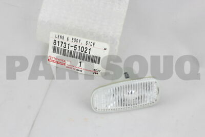 8173151021 Genuine Toyota LENS, SIDE TURN SIGNAL LAMP, RH/LH