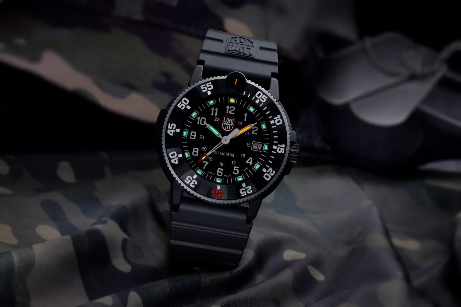 Pre-owned Luminox Navy Seal Original 3001 Heritage, Dive 2024 Watch 43 Mm Sapphire Crystal