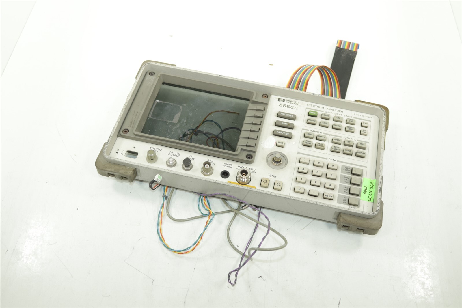 HP Agilent 8563E Spectrum Analyzer 9KHz - 26,5GHz Front Panel 08562-60190