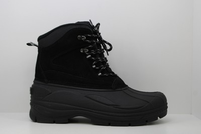 Weatherproof Vintage Mens Jake Waterproof Cold Weather Boots, BLACK, Size 10.0