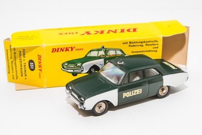 Dinky Toys Ford Taunus Export Polizei Wagen 551 No Marklin No Tekno No Mebetoys