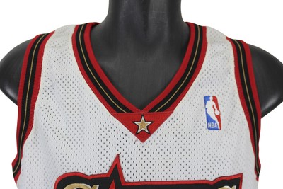 76ers Allen Iverson Signed GU 1997-98 Champion Size 42 Home Jersey BAS #D84676