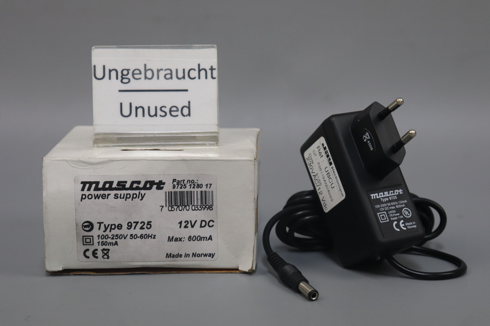 Mascot Jay Electronics 9725 UBCU Power Supply Charger 100 Mascot Jay Electronics 9725 UBCU Power Supply Charger 100