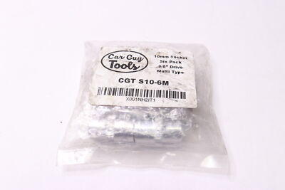 Car Guy Tools Socket 3/8" CGTS10-6M -6 Pack Car Guy Tools Socket 3/8" CGTS10-6M -6 Pack